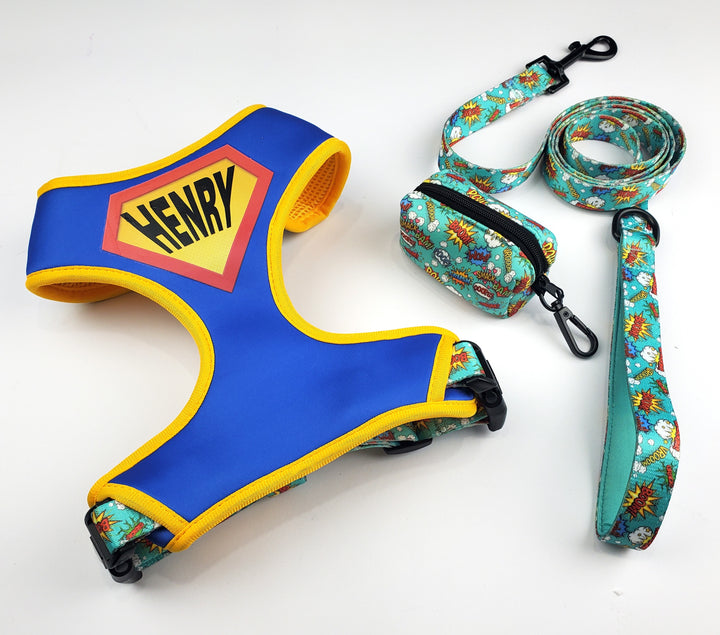 Blue Superhero Harness