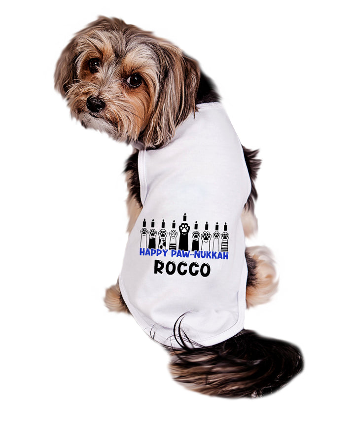 Holiday Dog Shirt | Happy Paw-nukkah