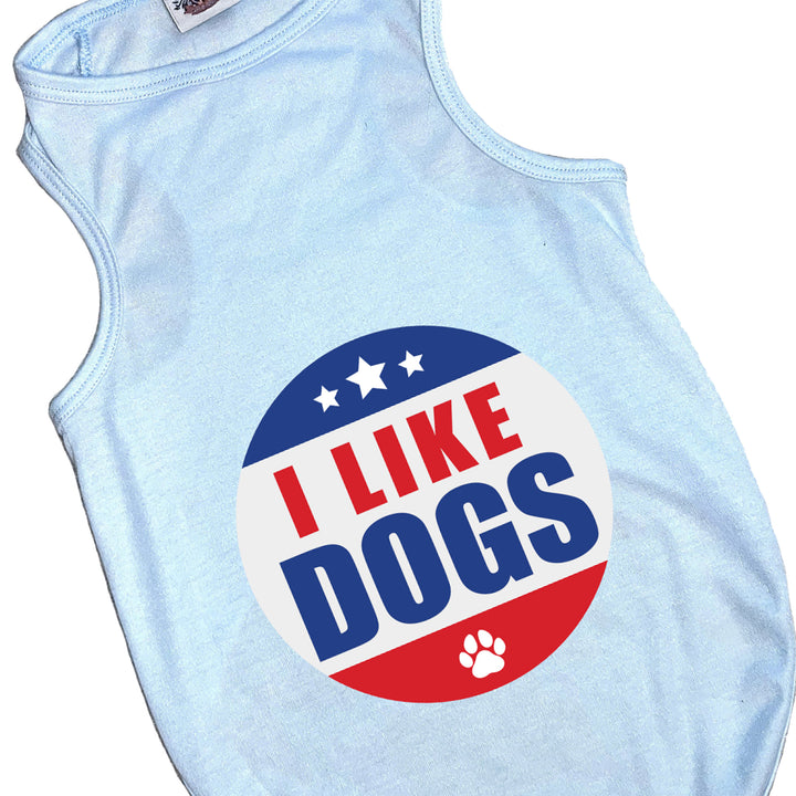 I Like Dogs Dog Tee