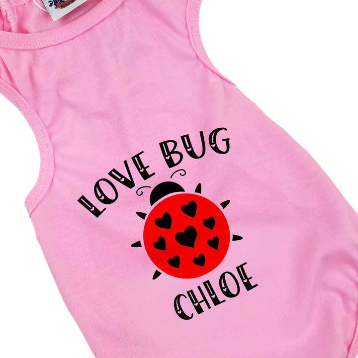 Dog Shirt | Personalized Valentine's Day Love Bug