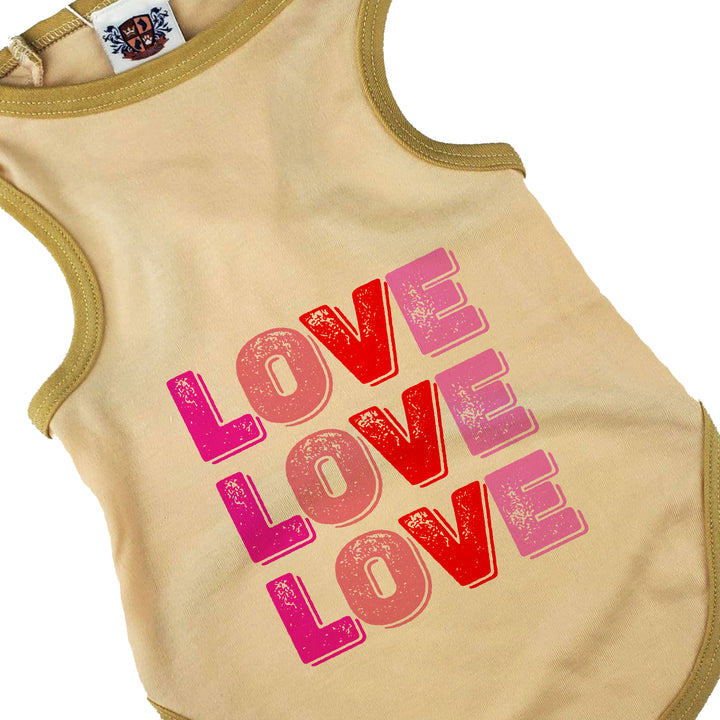 Love Love Love Vintage Valentine Tee