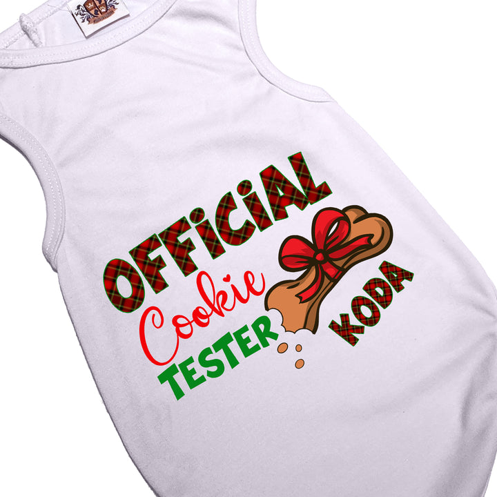 Holiday Dog Shirt | Official Cookie Tester