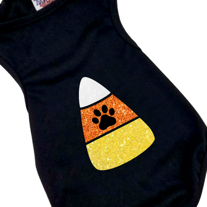 Halloween Dog Shirt | Sparkle Candy Corn