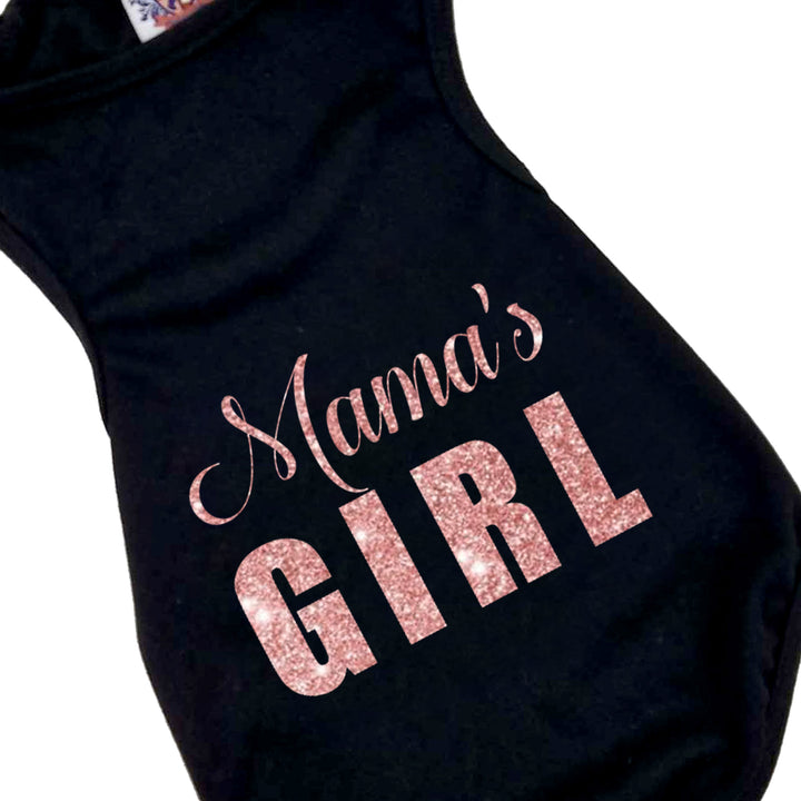 Mama's Girl Sparkle Dog Shirt