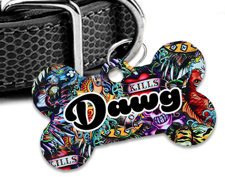 Pet ID Tag | The Tattooed Rebel