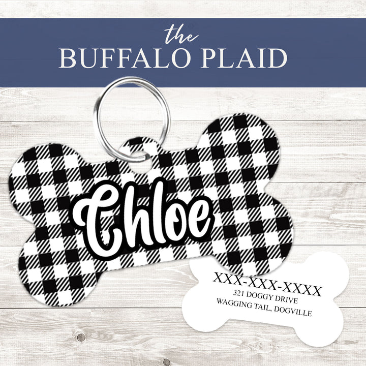 Pet ID Tag | The Buffalo Plaid