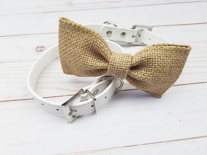 Bowtie Collar | Burlap