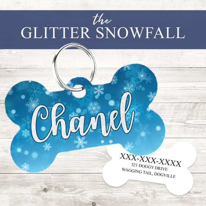 Pet ID Tag | The Glitter Snowfall