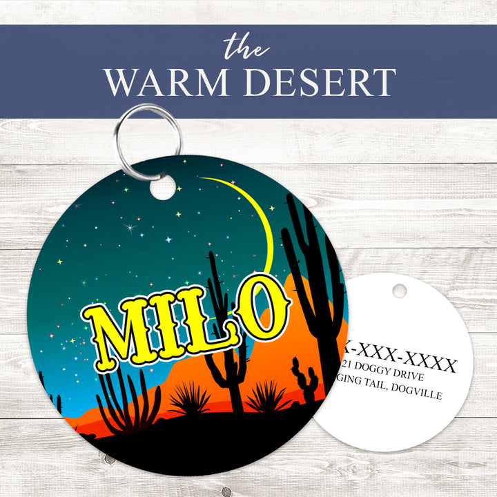 Pet ID Tag | Warm Desert