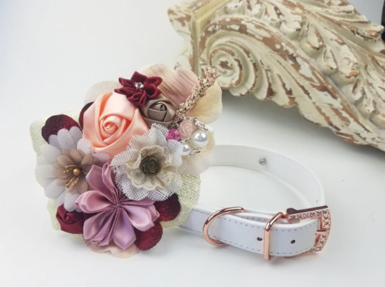 Flower Dog Collar | The Merissa